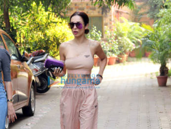 Photos: Malaika Arora spotted at Diva Yoga Studio in Bandra