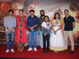 Photos: Megastar Mammootty and the cast launch the Hindi trailer of ‘Mamangam’
