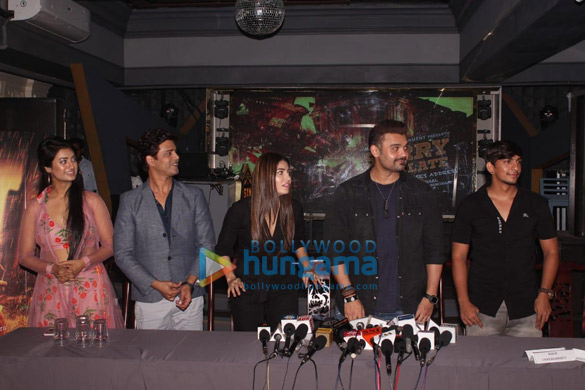 photos mithun chakrabortys son mahaakshay chakraborty snapped at the launch of his movie sorry i am late in mumbai 4