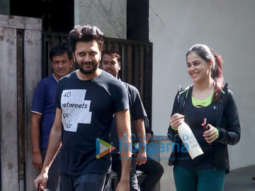 Photos: Riteish Deshmukh and Genelia Dsouza spotted at the gym in Khar