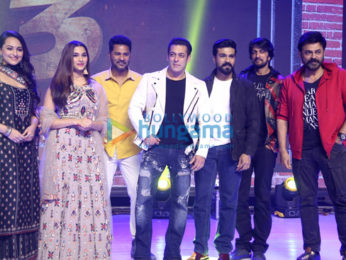 Photos: Salman Khan, Sonakshi Sinha, Prabhu Dheva and others grace the Dabangg 3 pre release event in Hyderabad