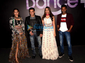 Photos: Salman Khan, Sonakshi Sinha, Saiee Manjrekar and Prabhu Dheva snapped promoting their film Dabangg 3 on the sets of Dance Plus