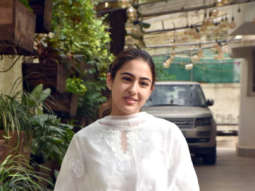 Photos: Sara Ali Khan and Kartik Aaryan snapped at a dubbing studio in Juhu