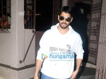 Photos: Sidharth Malhotra snapped at Shankar Mahadevan's studio
