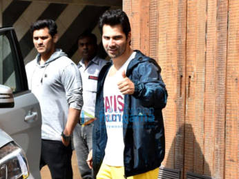 Photos: Varun Dhawan, Genelia Dsouza and Mira Kapoor spotted at the gym
