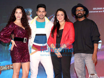 Photos: Varun Dhawan, Nora Fatehi and Remo DSouza grace the song launch of ‘Garmi’ from their film ‘Street Dancer 3D’