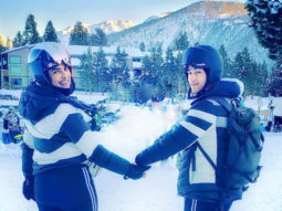 Priyanka Chopra Jonas and Nick Jonas twin as they bid goodbye to the Winter Wonderland!