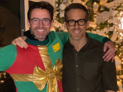 Ryan Reynolds and Hugh Jackman bring back their feud with Christmas Day sweater in these photos
