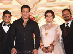 Salman Khan and others snapped at the wedding of makeup artist Raju Naag’s son
