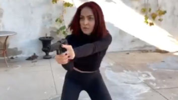 Watch: Elli AvrRam gets into action mode training with MI6 stunt coordinator Daniel Locicero
