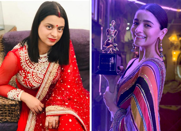 Rangoli Chandel takes a dig at Alia Bhatt post her win at Star Screen Awards