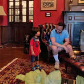 Little Taimur Ali Khan turns chatterbox with father Saif Ali Khan, see photo