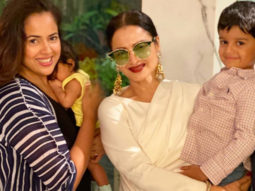 Sameera Reddy is in awe of Rekha as she takes her kids to meet the legendary beauty