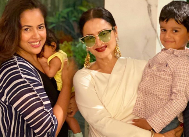 Sameera Reddy is in awe of Rekha as she takes her kids to meet the legendary beauty