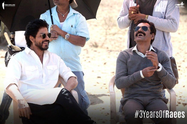 #3YearsOfRaees Excel Entertainment shares unseen stills of Shah Rukh Khan and Nawazuddin Siddiqui 