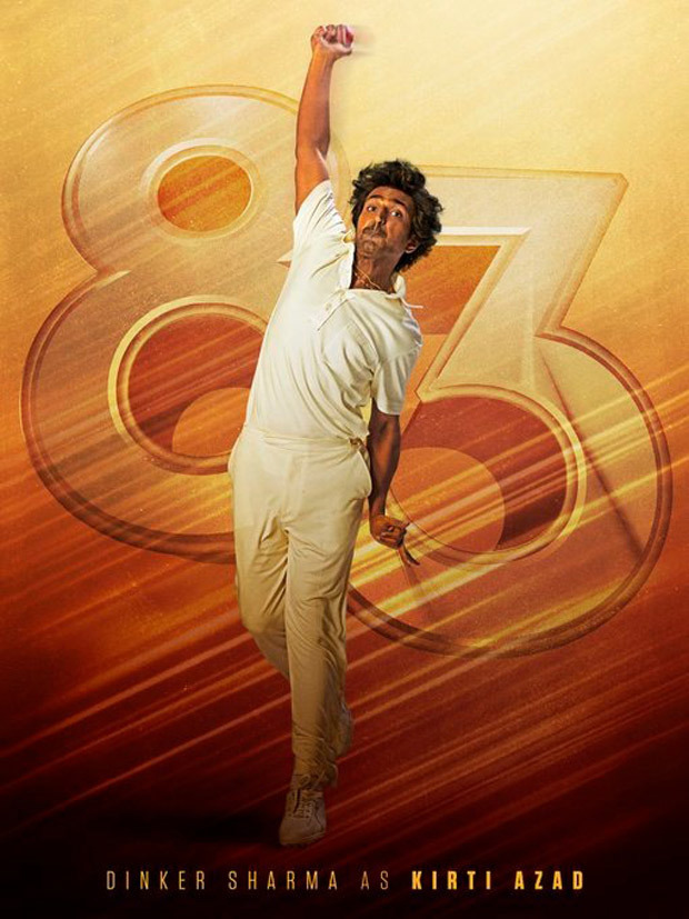'83: Ranveer Singh unveils first look of Dinker Sharma as 'sabse shararti' Kirti Azad