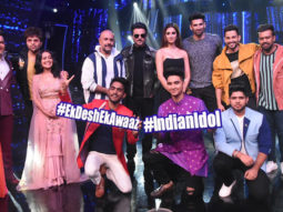 Aditya Roy Kapur, Disha Patani, Anil Kapoor and Kunal Khemu snapped on sets of Indian Idol promoting their film Malang