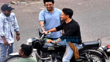 on the sets of the movie Baaghi 3