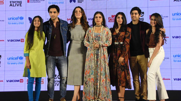 Bhumi Pednekar snapped at the launch of MTV Nishedh initiative