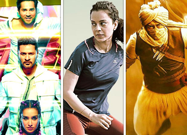 Day 1 Estimates Street Dancer likely to rake in around 10 crores, Panga disappoints with 3 crore; Tanhaji continues to run RIOT