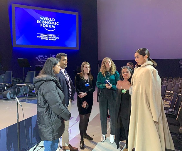 Deepika Padukone spotted at the rehearsals for World Economic Forums Crystal Awards at Davos