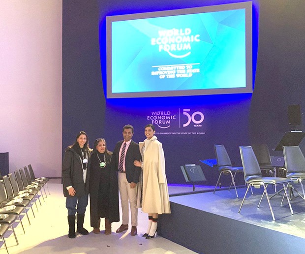Deepika Padukone spotted at the rehearsals for World Economic Forums Crystal Awards at Davos