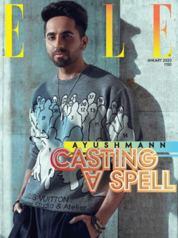 Ayushmann Khurrana on the cover of Elle, Jan 2020