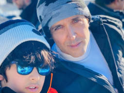 Hrithik Roshan and Sussanne Khan enjoy snowy vacation with their sons and modern family in France