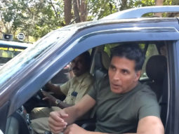 LEAKED PHOTOS: Fans greet Akshay Kumar as he shoots for Bear Grylls’ Man vs Wild in Bandipur
