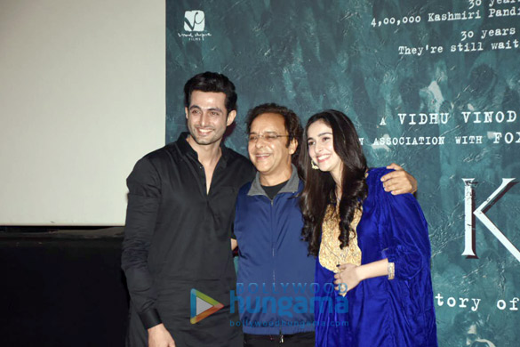 Photos: Aadil Khan, Sadia and Vidhu Vinod Chopra attend the special screening of Shikara
