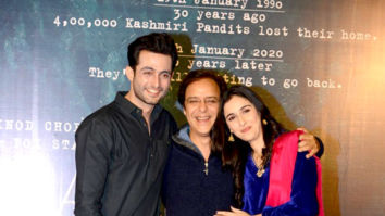 Photos: Aadil Khan, Sadia and Vidhu Vinod Chopra attend the special screening of Shikara at PVR Plaza in Delhi