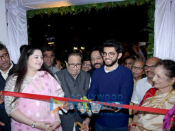Photos: Aaditya Thackeray inaugurates Hridaynath Mangeshkar and family’s restaurant Sarjaa Restaurant