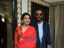 Photos: Ajay Devgn and Kajol snapped promoting their film Tanhaji – The Unsung Warrior