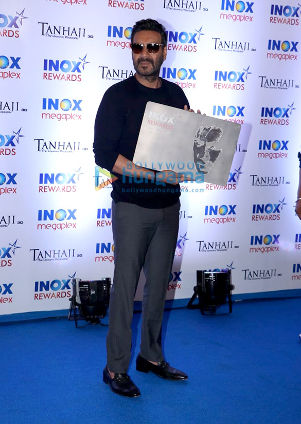 photos ajay devgn visits inox megaplex for an exclusive screening of tanhaji the unsung warrior for school children 3