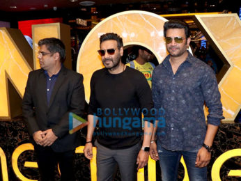 Photos: Ajay Devgn visits INOX Megaplex for an exclusive screening of Tanhaji – The Unsung Warrior for school children