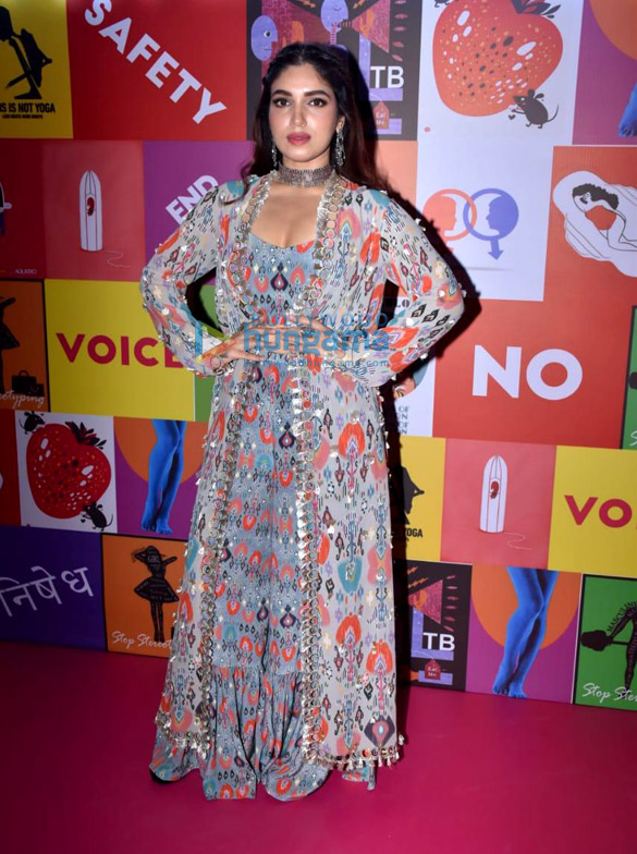 Photos: Bhumi Pednekar snapped at the launch of MTV Nishedh initiative Photos: Bhumi Pednekar snapped at the launch of MTV Nishedh initiative