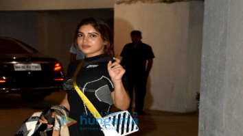 Photos: Bhumi Pednekar spotted at a friend’s residence in Bandra