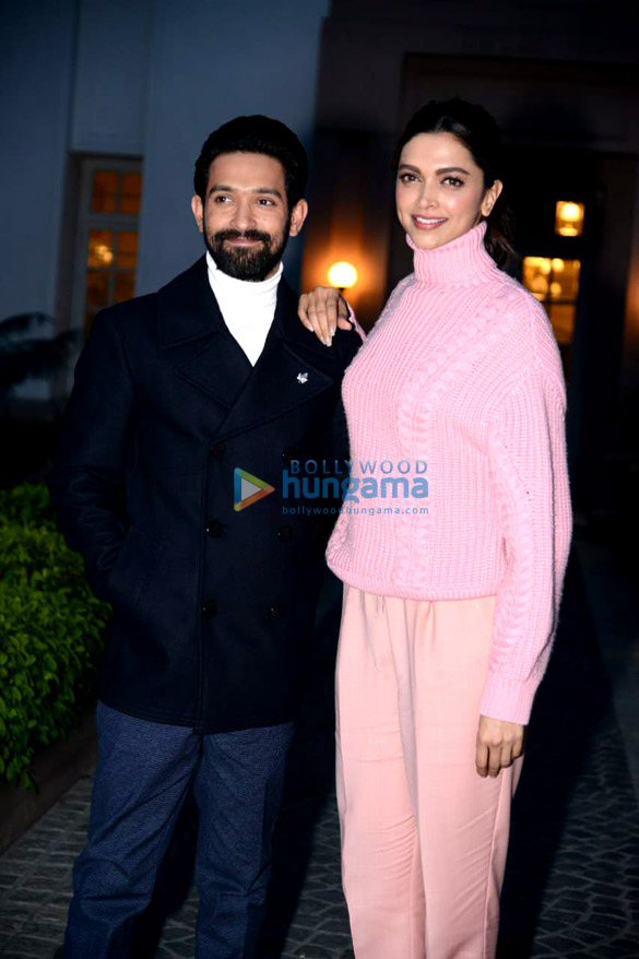 photos deepika padukone vikrant massey meghna gulzar and laxmi agarwal snapped promoting chhapaak at imperial hotel in new delhi 3