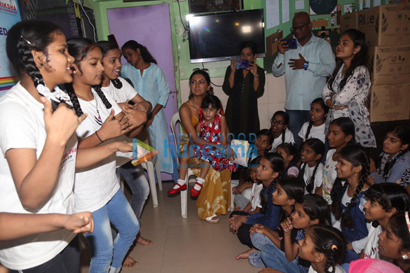 photos geeta basra and daughter hinaya celebrate lohri with the girls of shiksha seva foundation 1