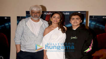Photos: Hina Khan, Rohan Shah and Vikram Bhatt snapped promoting their film Hacked