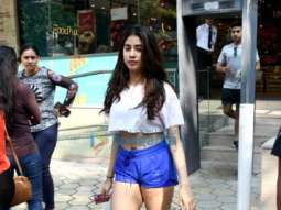 Photos: Janhvi Kapoor spotted at Foodhall in Bandra