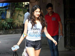Photos: Janhvi Kapoor and Rhea Chakraborty spotted at the gym