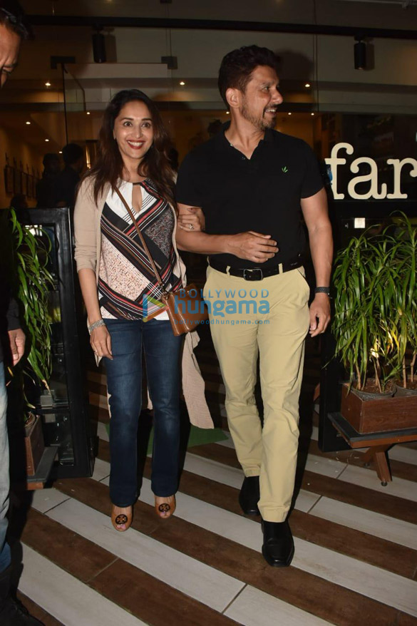 photos madhuri dixit and sriram madhav nene spotted at farmers cafe 1
