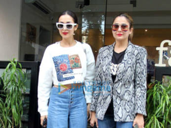 Photos: Malaik Arora and Amrita Arora spotted at Farmers Cafe in Bandra