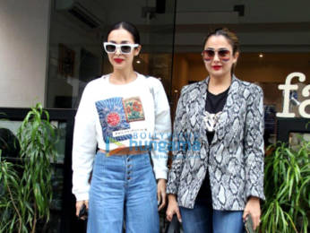 Photos: Malaik Arora and Amrita Arora spotted at Farmers Cafe in Bandra
