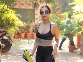 Photos: Malaika Arora spotted at Diva Yoga Studio in Bandra