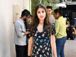 Photos: Rhea Chakraborty spotted at Izumi in Bandra