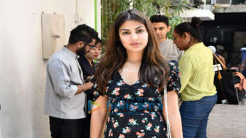 Photos: Rhea Chakraborty spotted at Izumi in Bandra