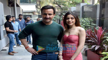 Photos: Saif Ali Khan and Alaya Furniturewalla snapped during Jawaani Jaaneman promotions