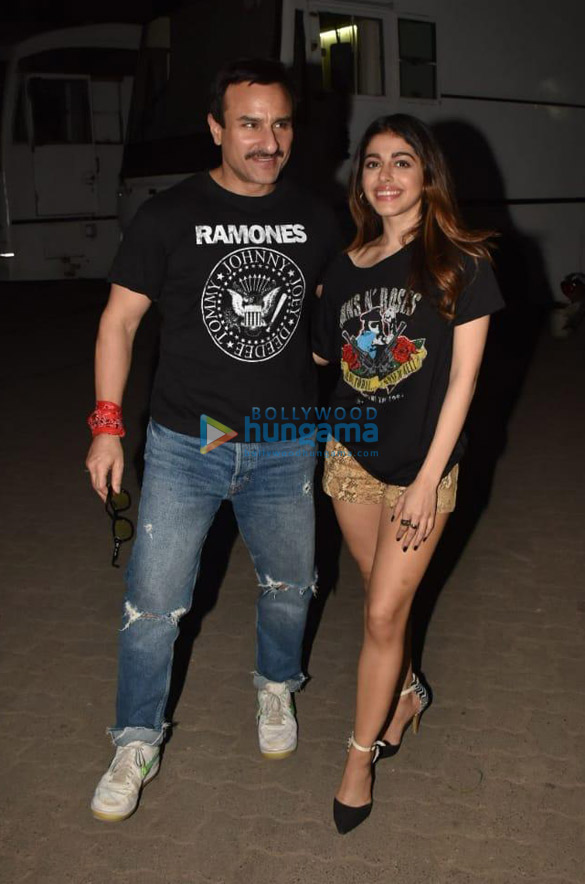 Photos: Saif Ali Khan and Alaya Furniturewalla snapped during Jawaani Jaaneman promotions Photos: Saif Ali Khan and Alaya Furniturewalla snapped during Jawaani Jaaneman promotions